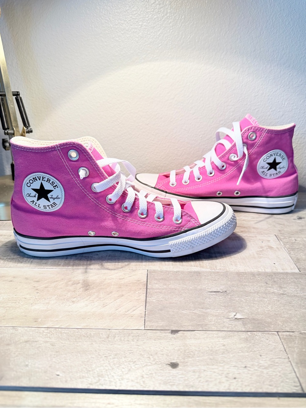 Pink High Top Converse